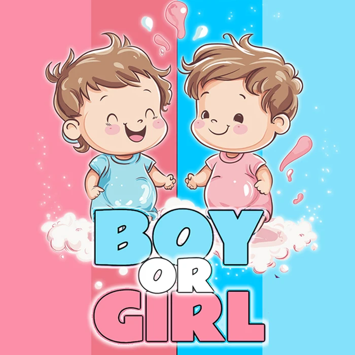 Babaváró party kellékek és gender reveal dekorációk a dirrdurr.hu kínálatában