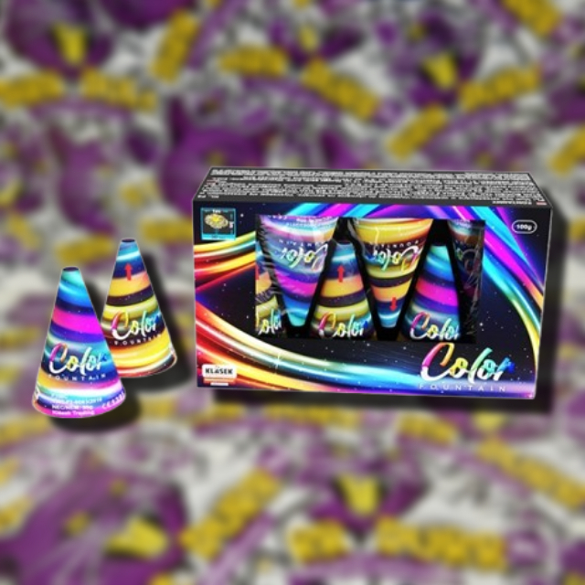 Colour Vulkán 100g 5db/csomag szikraszökőkút