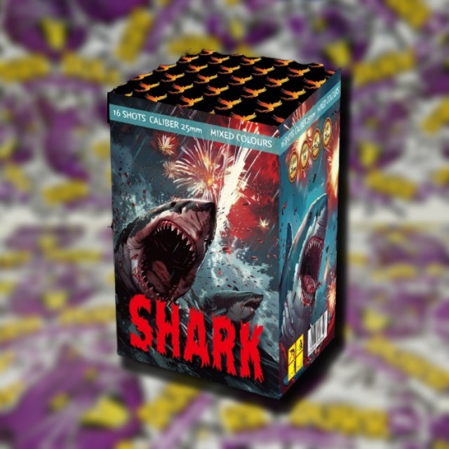 Shark 16 lövés 25mm