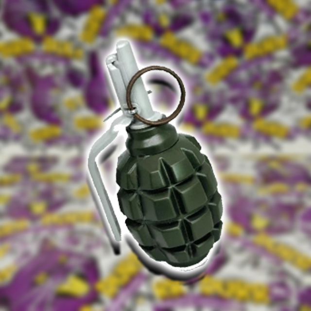 PIRO F1-M KÉZIGRÁNÁT - Airsofthoz (sötétzöld)