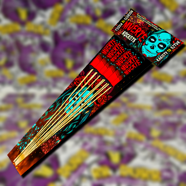 MUERTE - TITANIUM SALUTE, FÜTYÜLŐ EFFEKTEL 10db/csomag