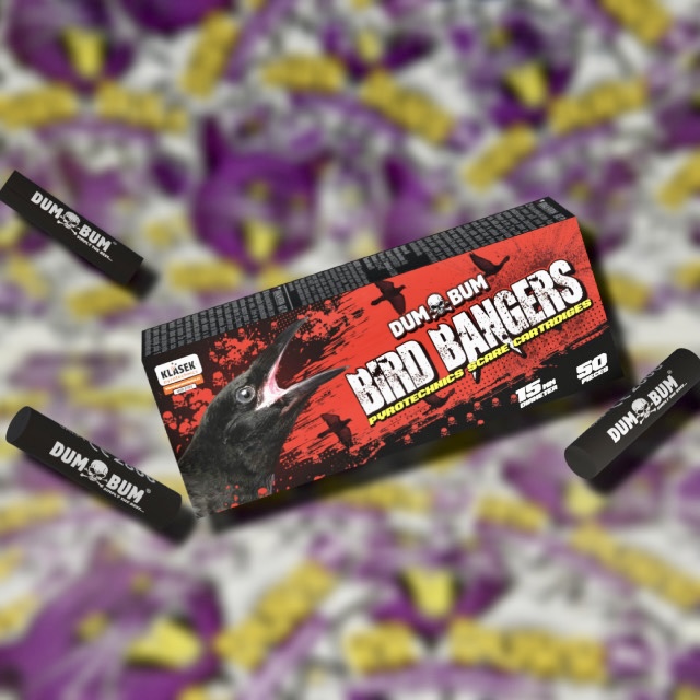 Dum Bum Bird Bangers - Gázpisztoly Madárriasztó Salute Töltet 50db/csomag