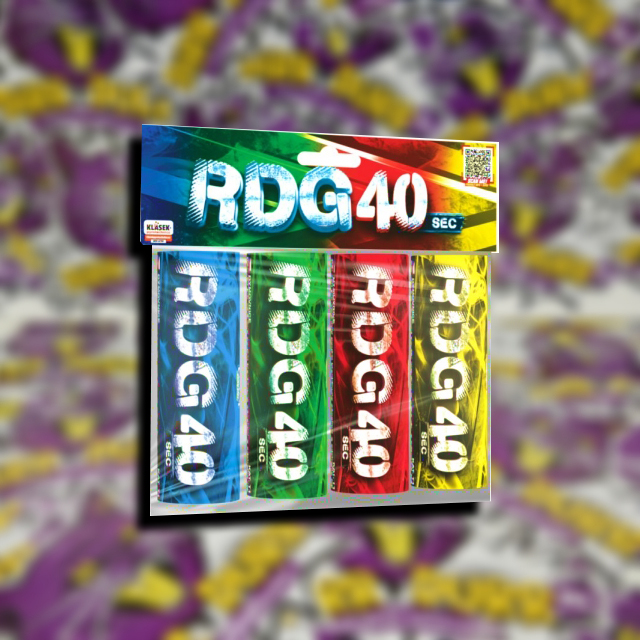 RDG40 FÜST CSOMAG 40s/db (kék,zöld,piros,sárga)