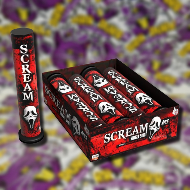 Scream Single Shot 25mm 6db/csomag vetőcsöves légibomba