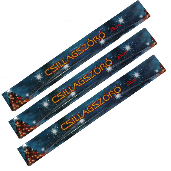 Csillagszóró 28cm 8db/csomag