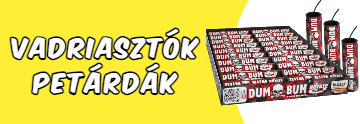 Vadriasztók, petárdák